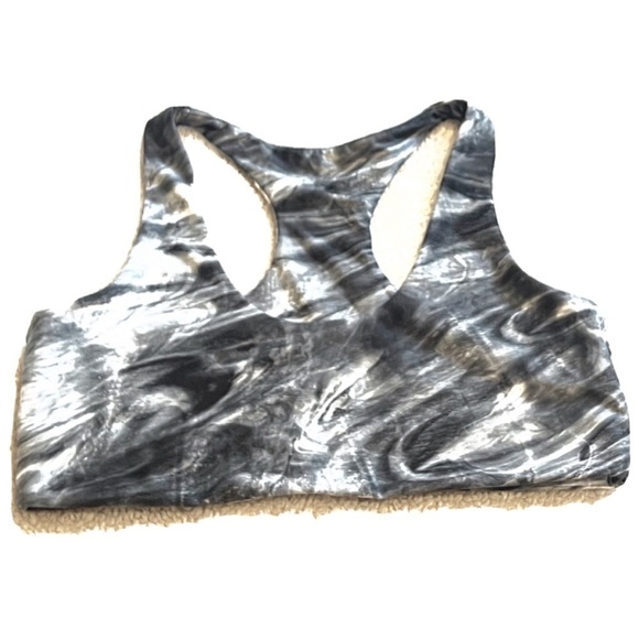 🆕 Betsey Johnson Liquid Swirl racerback sports bra large - Picture 5 of 9